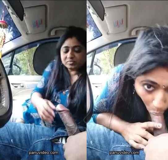 Mature moti sexiest bhabi sucking bf cock in car leaked mms