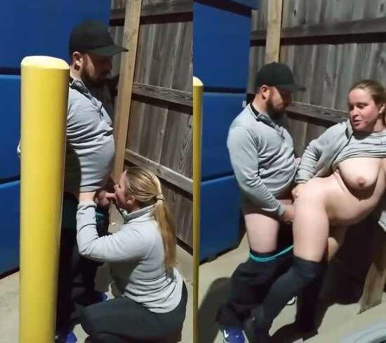 Couple caught fucking sex vdeo outside of work of coworker
