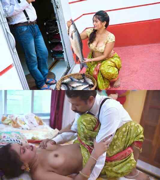 Machali Bechne wali hot bhabi with saree ko bula ke chod diya HD